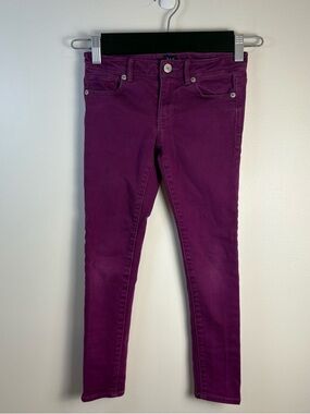 Gap Girls Purple Super Skinny Cotton Blend stretch Jeans, Size 7, Everyday